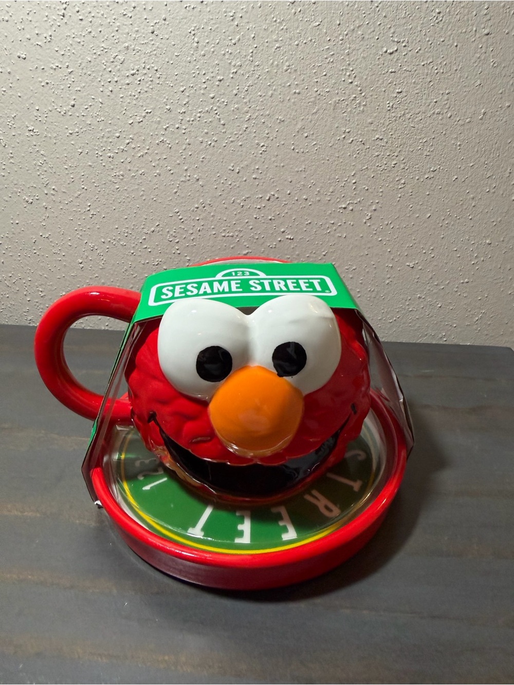 Sesame Street Elmo Mug and Plate set NWT